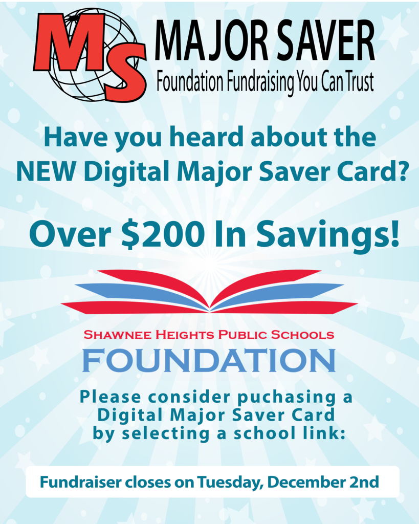 Major Saver Fundraiser