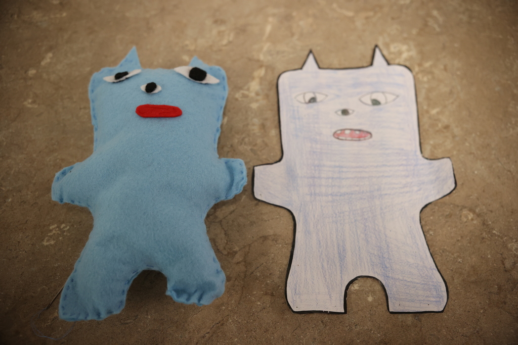 SHMS Creating 1st Grade Critters in FACS class.