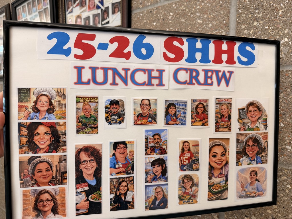 HS & MS characters of all the School Lunch Heroes 
