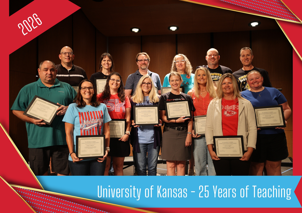 25 Years of Teaching Recognition - University of Kansas