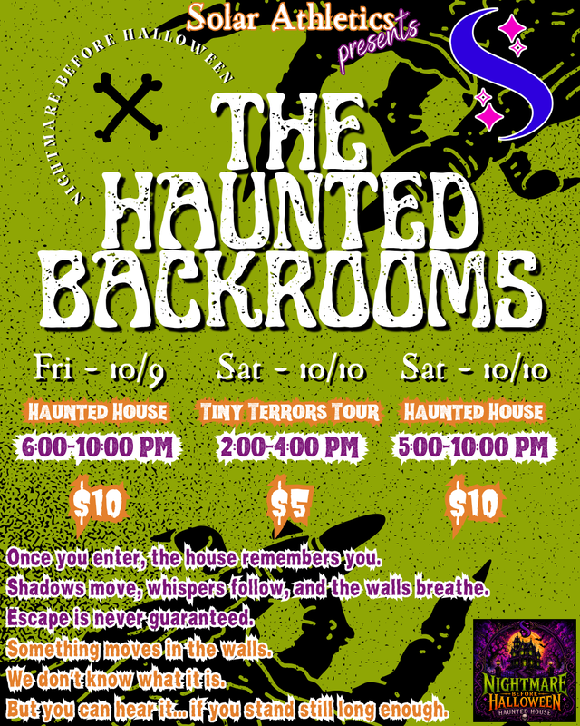 The Haunted Backrooms Flyer