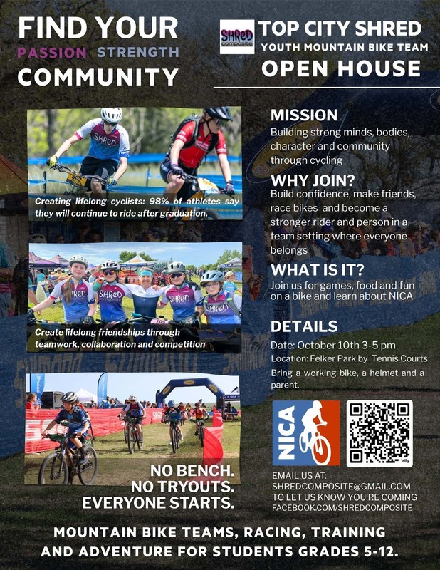 Top City Shred Open House Flyer