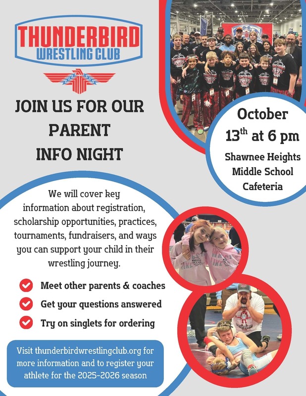 Thunderbird Wrestling Club - Parent Night