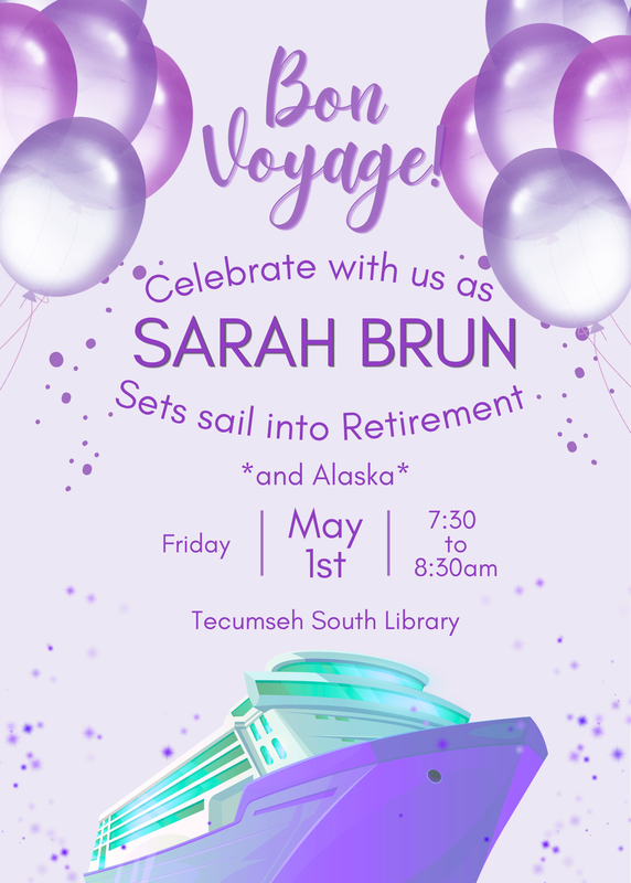 Sarah Brun Retirement Reception