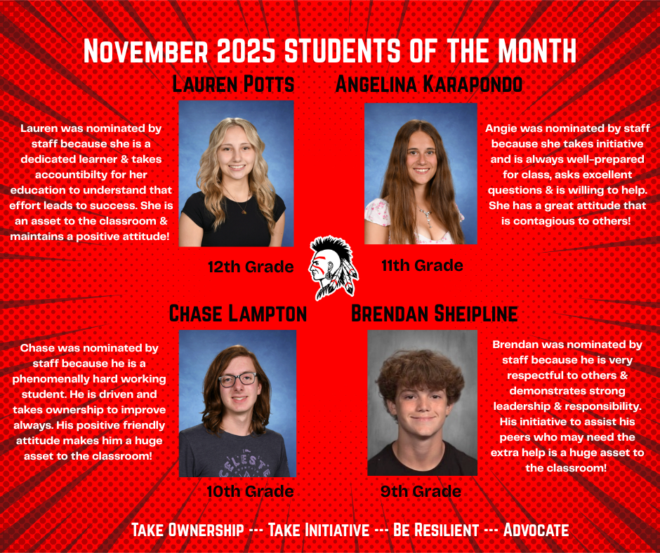 Image with 4 student pictures.