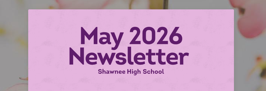 Pink background with purple lettering