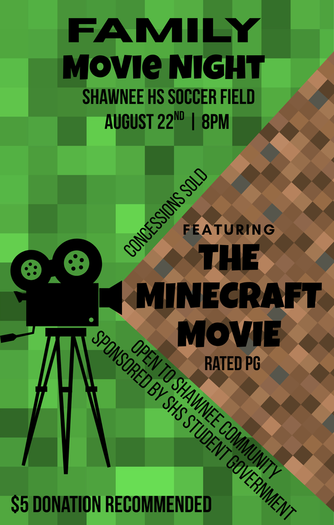 Minecraft family movie night