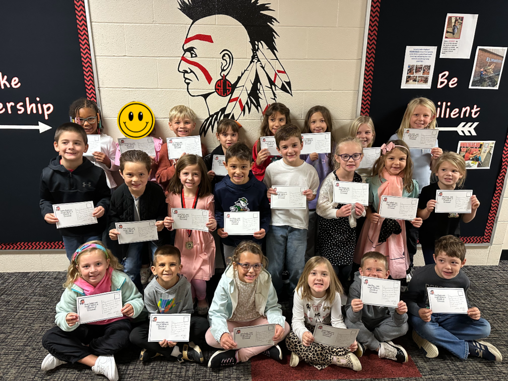 Elmwood Indian of the Month Students for October
