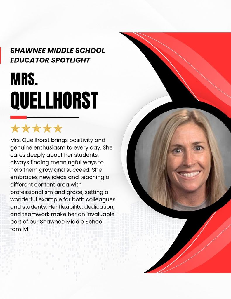 Oct 2025 Staff of the Month - Mrs. Quellhorst