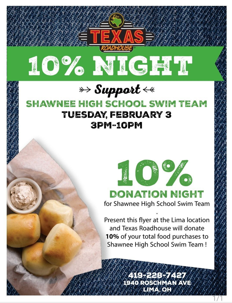 Blue jeans background, picture of dinner rolls in basket, with green and white inlets detailing information about the fundraiser