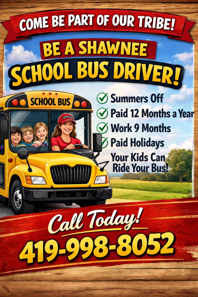 Shawnee Bus Driver Call Today