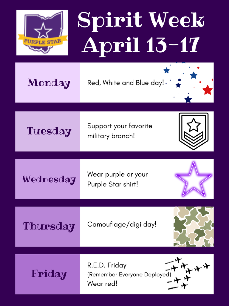 Purple Star spirit week