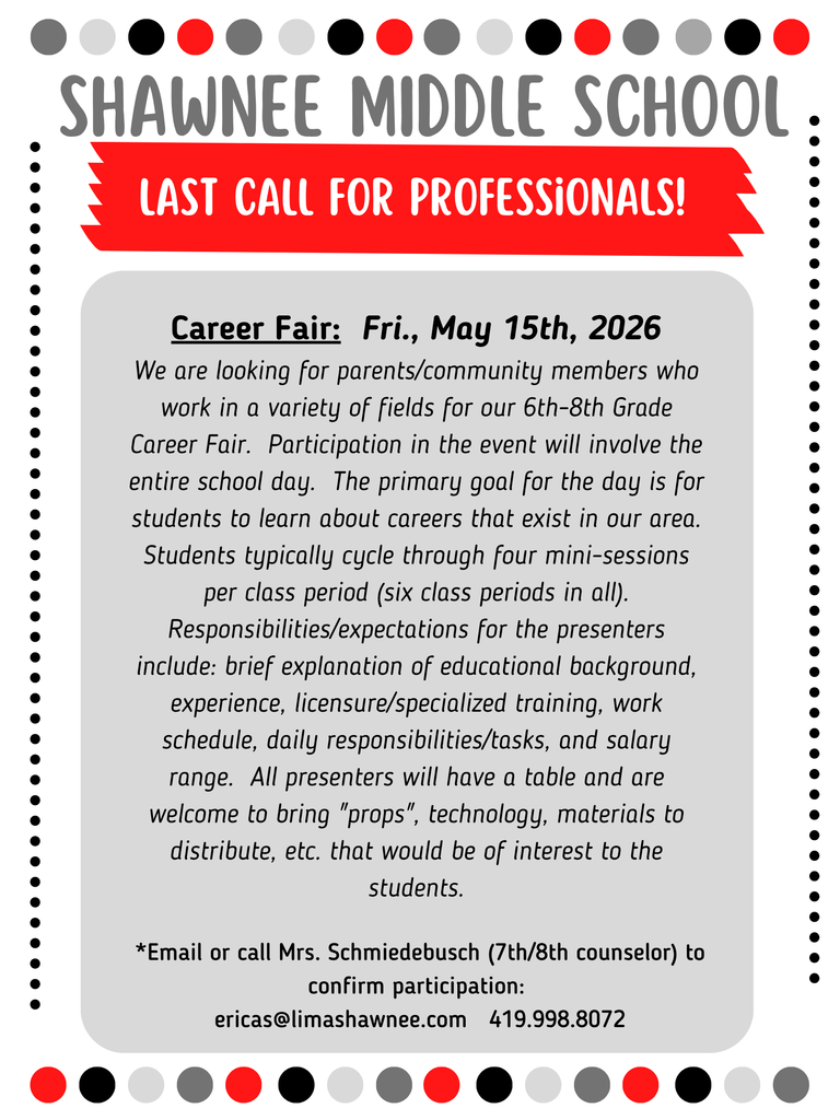 May 15, 2026 Career Fair Flyer