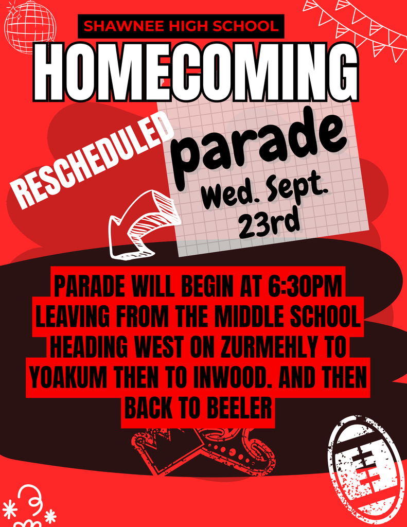 rescheduled homecoming parade