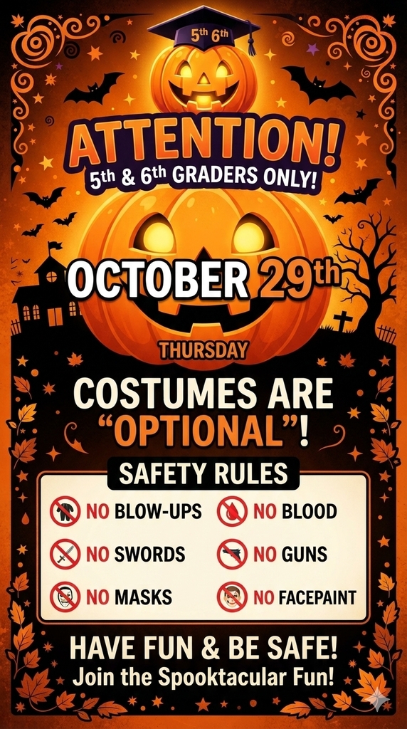 For 5th and 6th graders only. . .