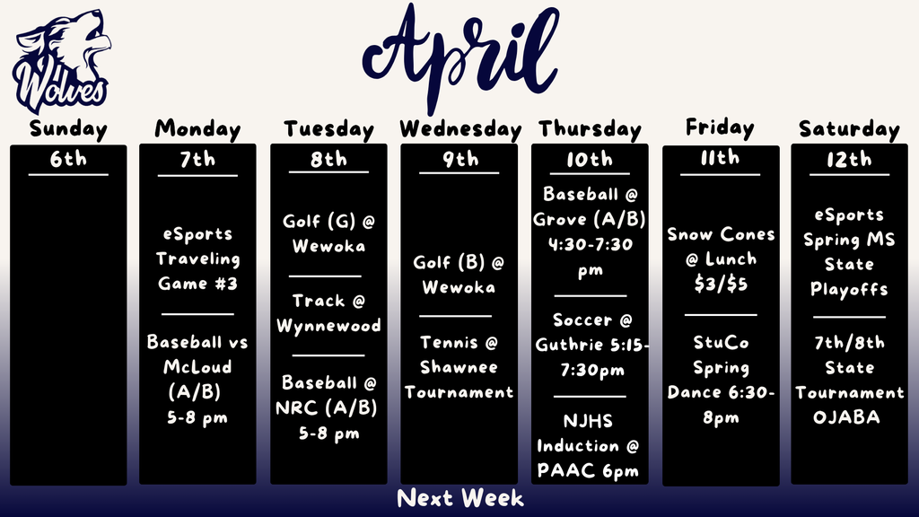 Next week