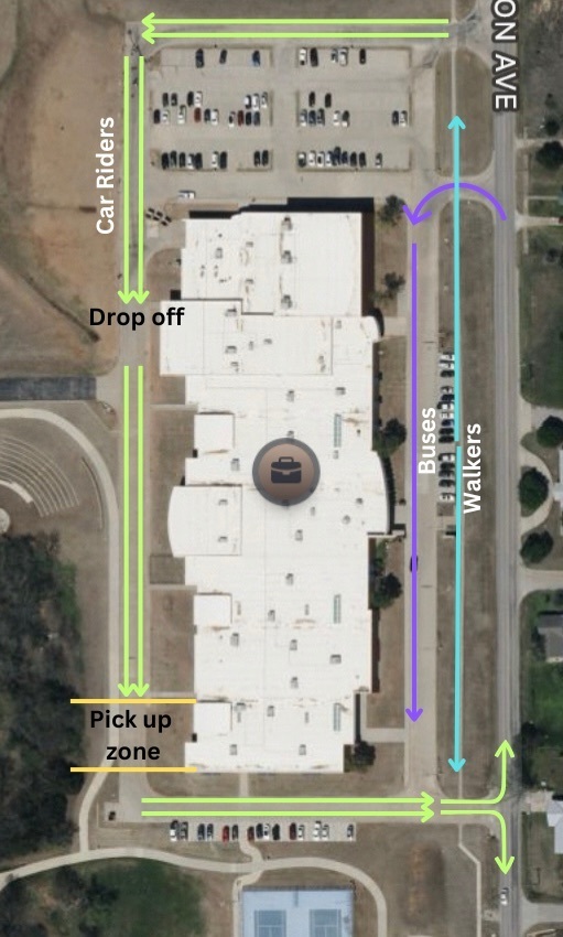 Drop off map