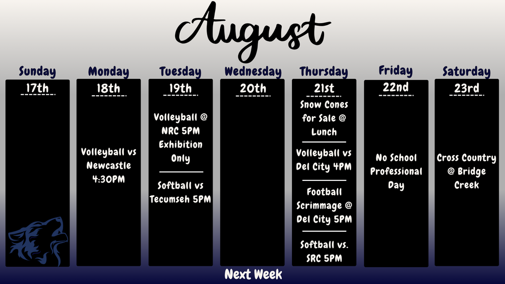 Next week