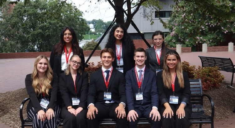 group of students outside 