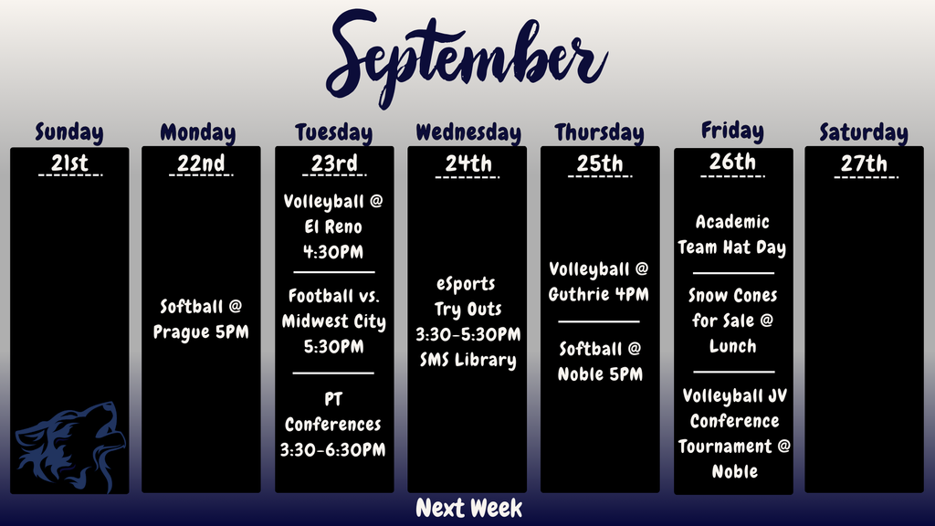 Next week
