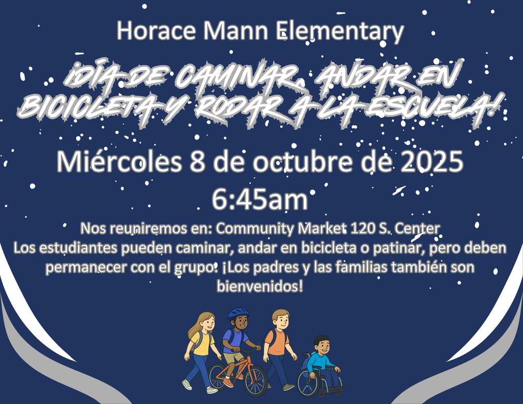 Walk, Bike, and Roll to School Day (en espanol)