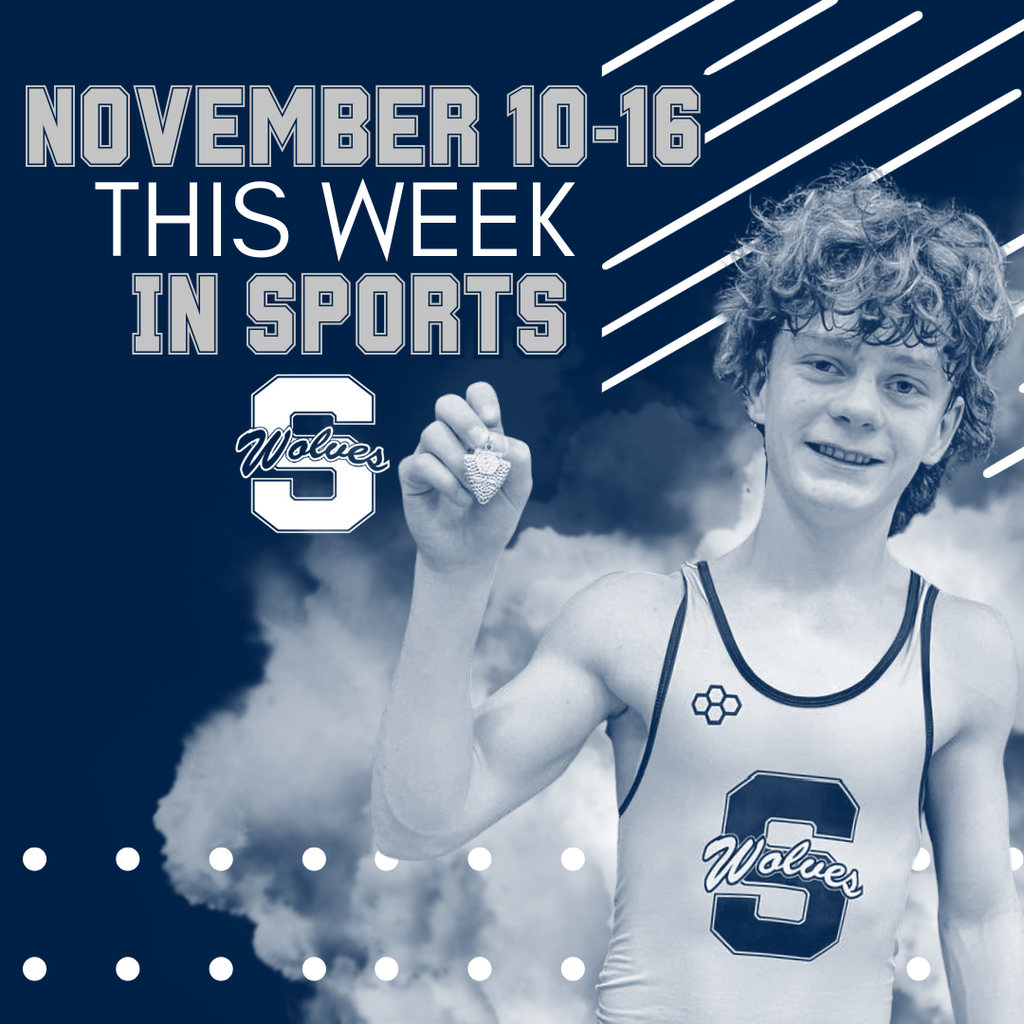 graphic with wrestler and text