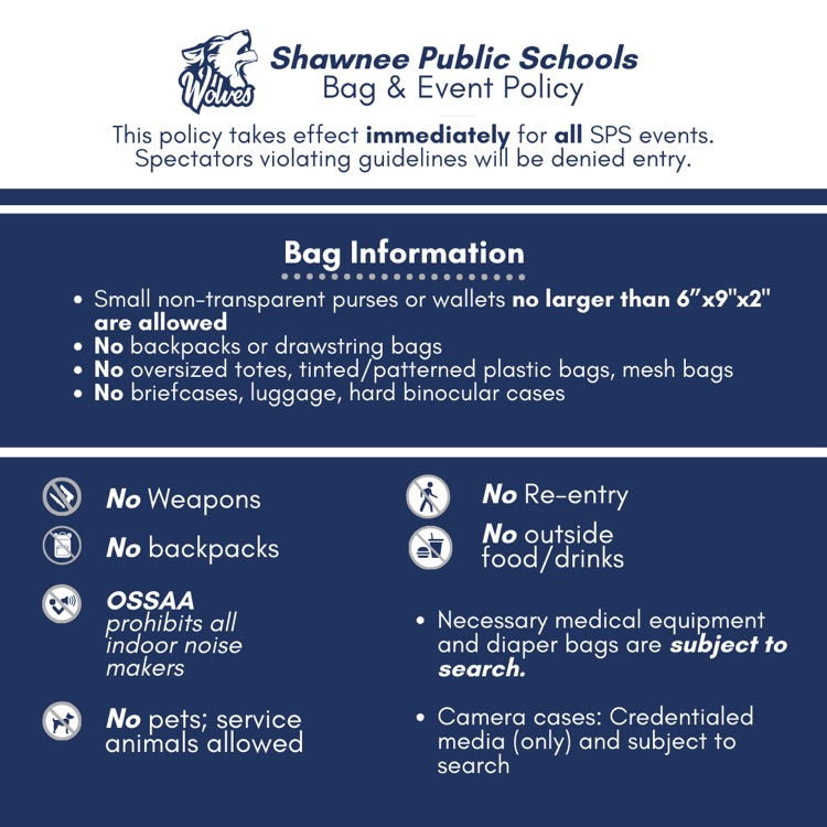 graphic of event guidelines