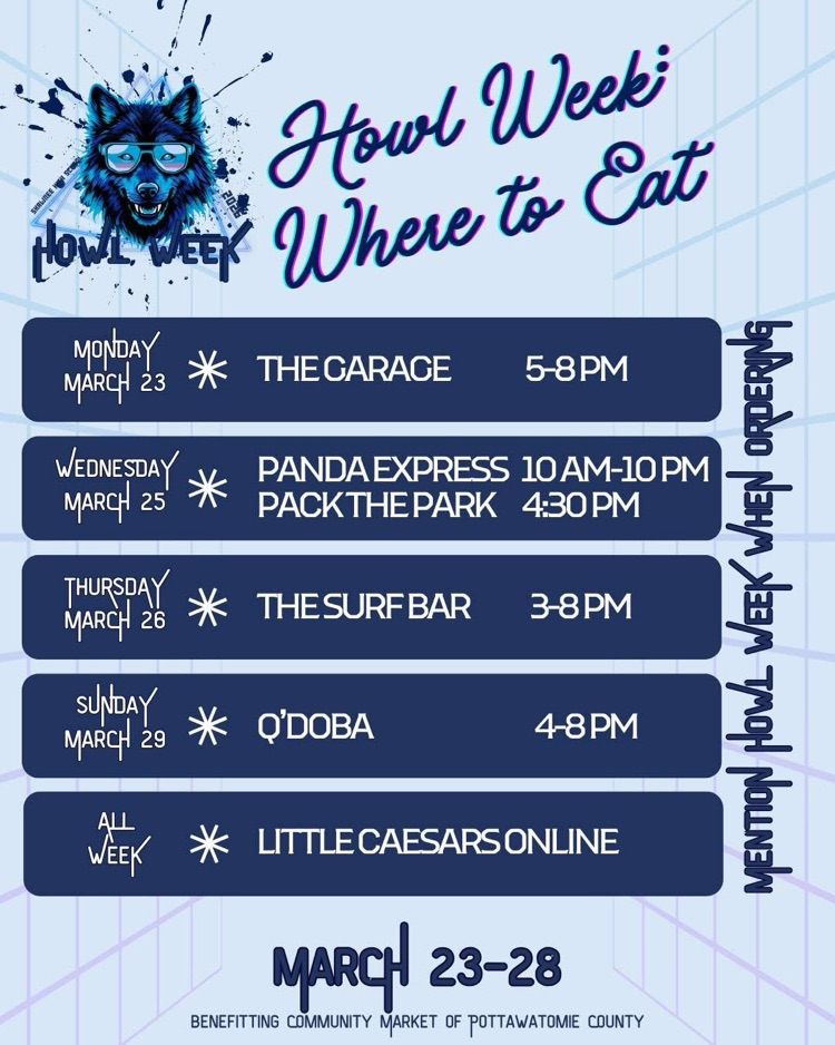 HOWL Week restaurant night graphic