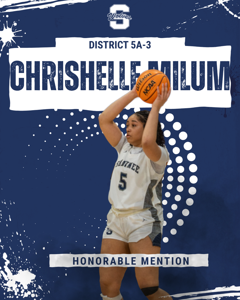 navy graphic with female basketball players