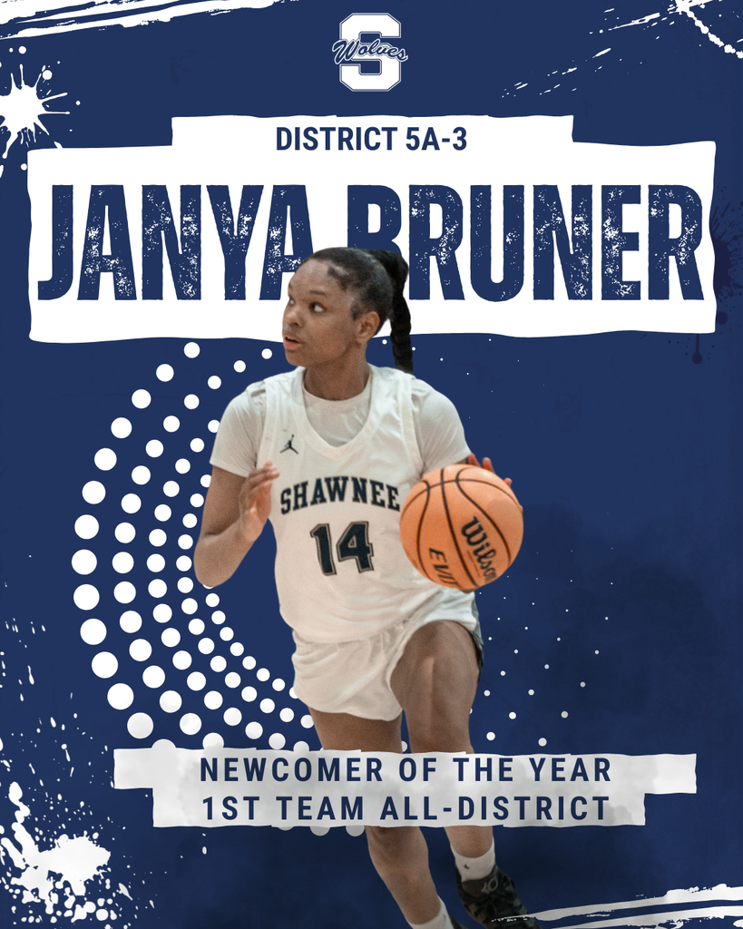 navy graphic with female basketball players