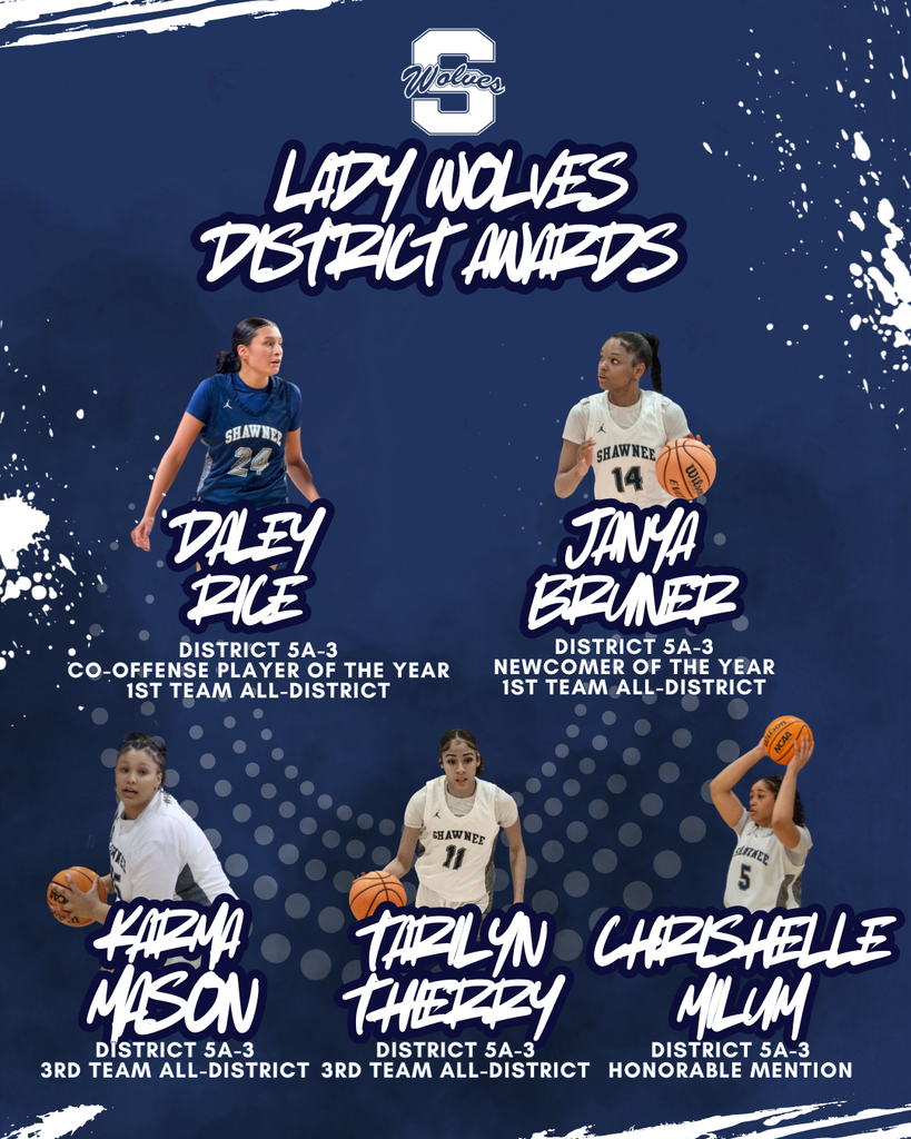 navy graphic with female basketball players