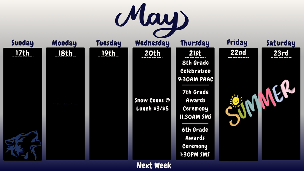 Next week