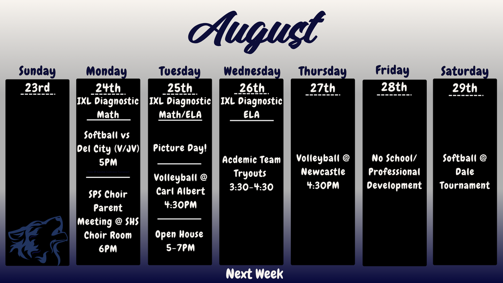 Next week