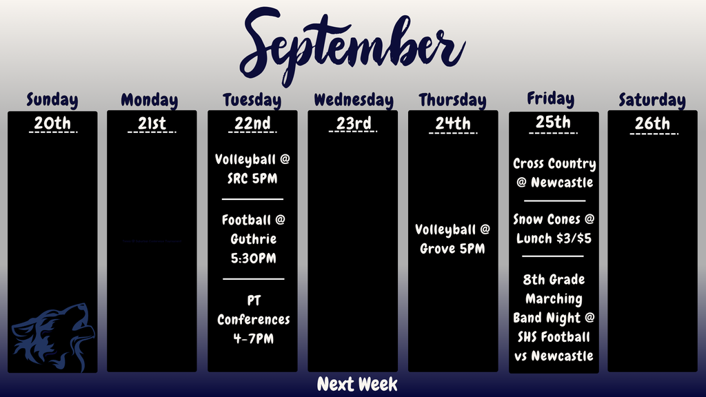 Next week