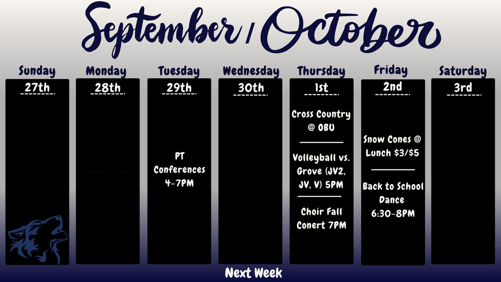 Next week