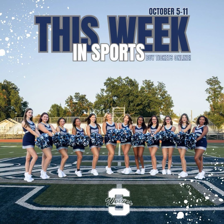 Pom squad on football field 