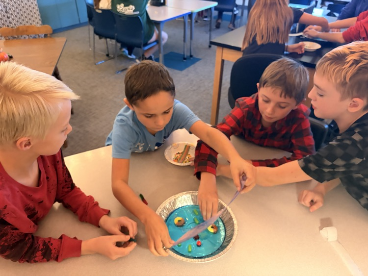 students working 