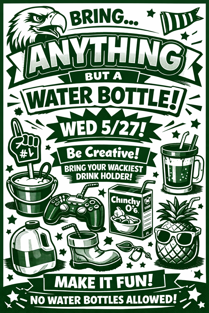 Anything but a water bottle day 5/27/2026