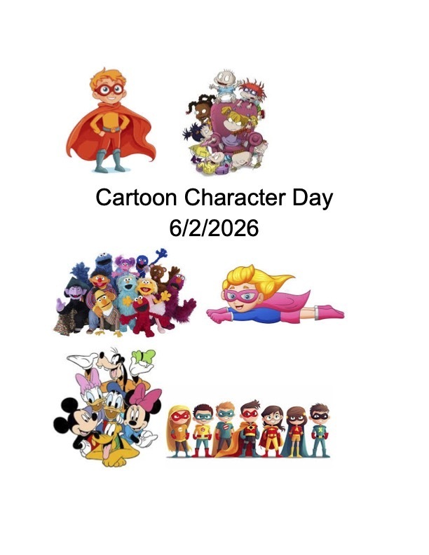 Cartoon Character Day 6/2/2026