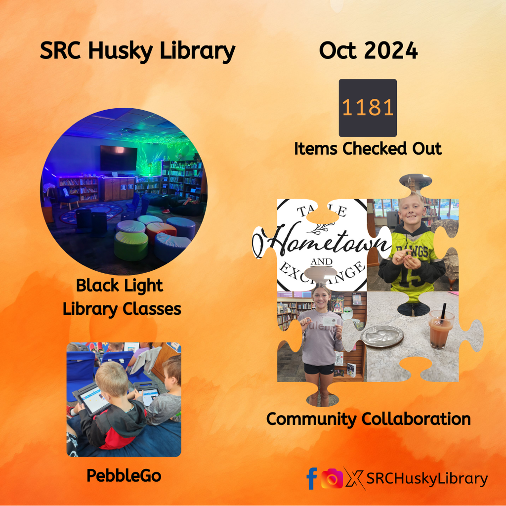 Library has been busy!