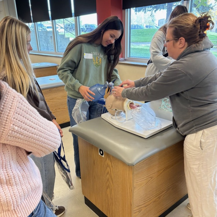 Elva practiced her bag breathing technique at the PA session