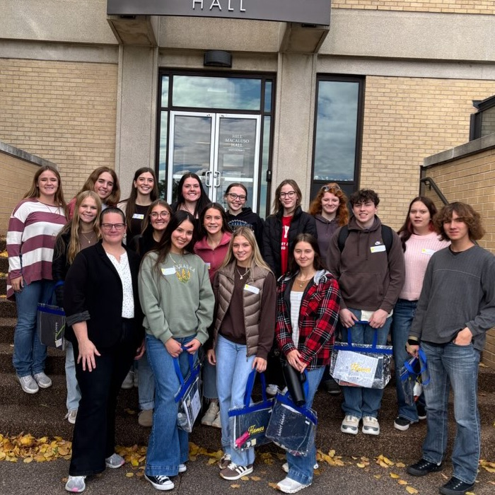 Our group of SRC juniors and seniors that attended College of Saint Mary’s Health Science Careers day