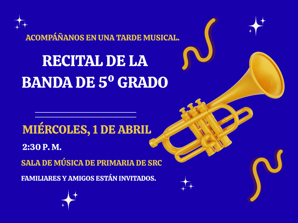 5th Grade Band Recital