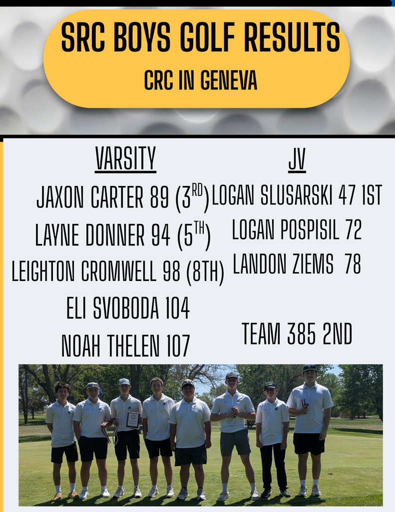 Shelby-Rising City Boys Golf Results from Tuesday at CRC in Geneva.