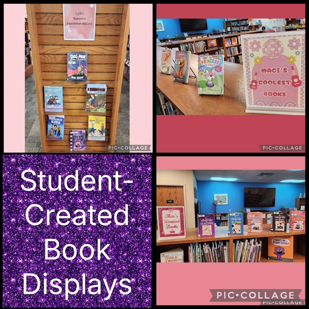 Student Created Book Displays now @SRCHuskyLibrary