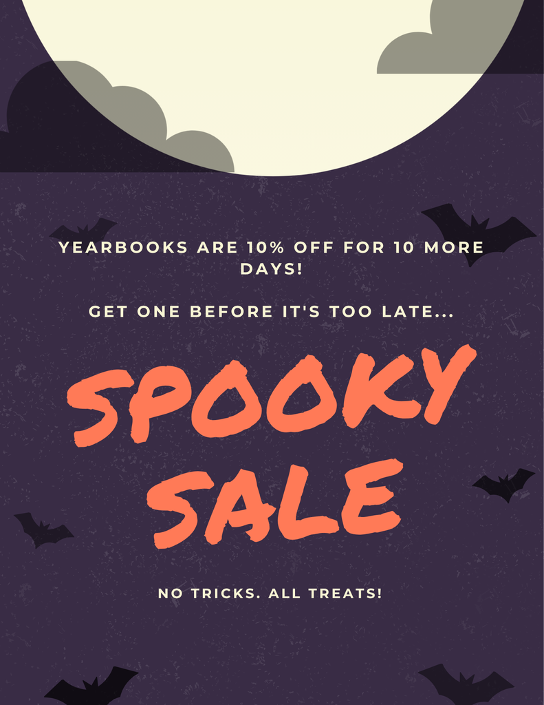 Spooky Sale on Yearbooks