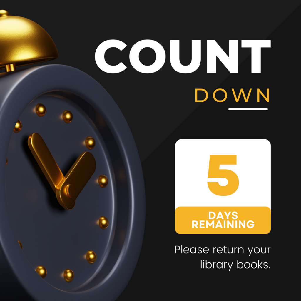 Only 5 days left to return library books