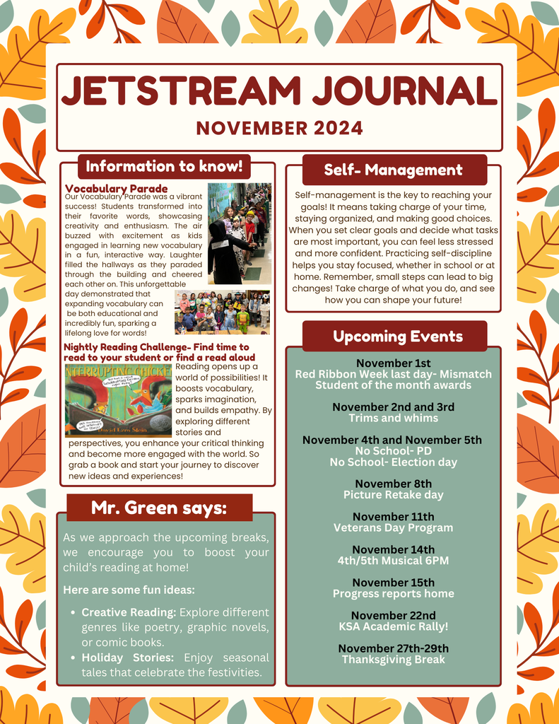 November Jetstream Journal