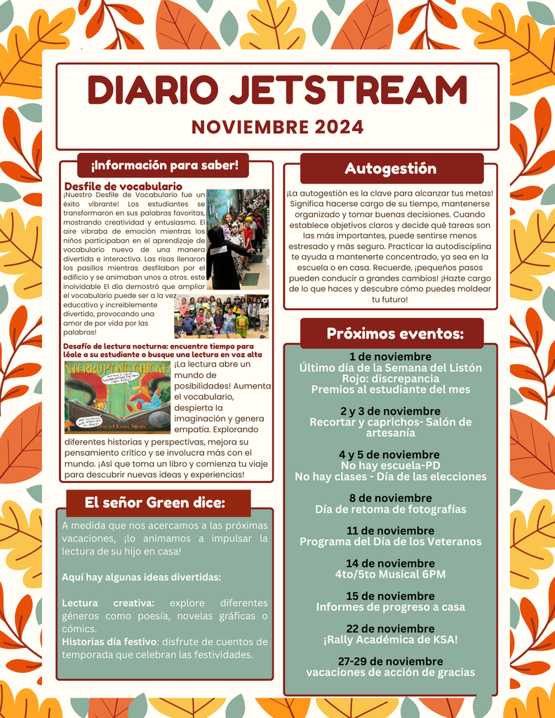 November Jetstream Journal