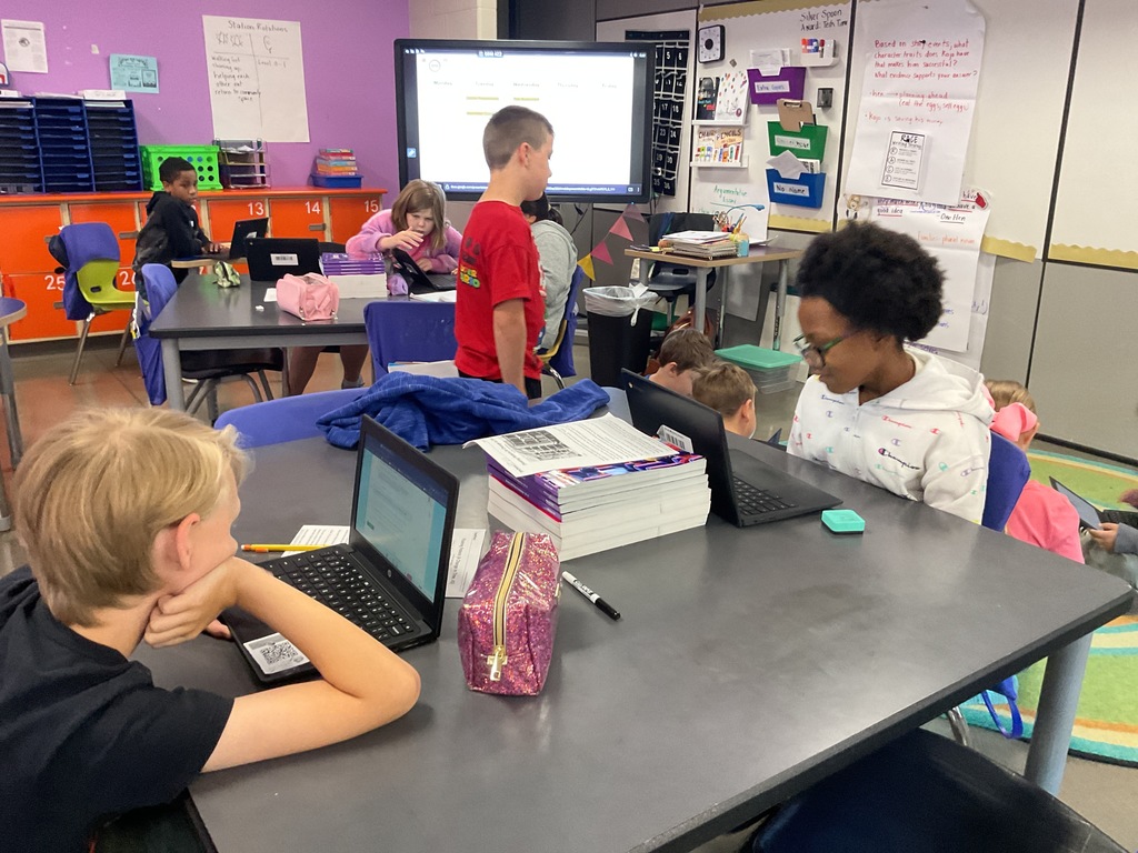 kids in class